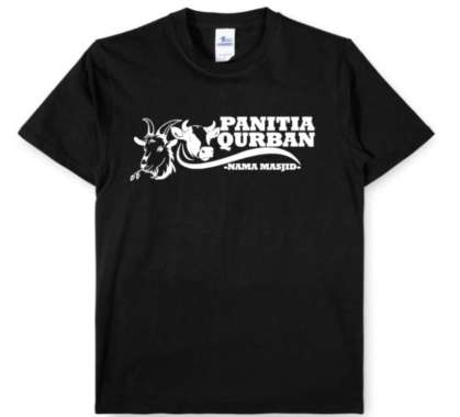 Kaos Tshirt Baju Murah Combed 30S Distro Panitia Qurban Kurban Idul adha kambing sapi Bisa Custom Na