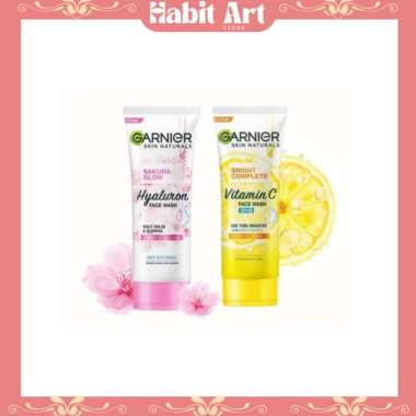Garnier Facial Wash Sakura Glow / Vitamin C 100 ml Sakura Glow