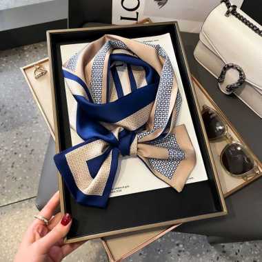 AUTUMN 12X144cm Korean mini syal scarf leher scarf tas neck scarf hair ribbon 29