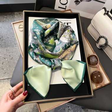 AUTUMN 12X144cm Korean mini syal scarf leher scarf tas neck scarf hair ribbon 34
