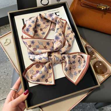 AUTUMN 12X144cm Korean mini syal scarf leher scarf tas neck scarf hair ribbon 40