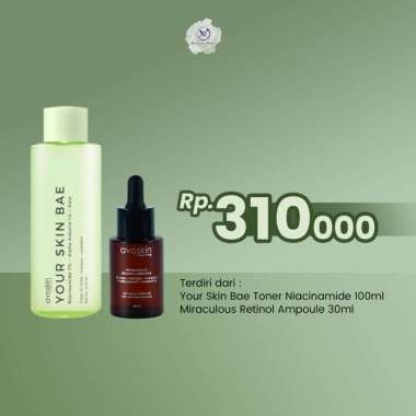 BUNDLING Avoskin Toner Niacinamide 100ml + Retinol Ampoule 30ml