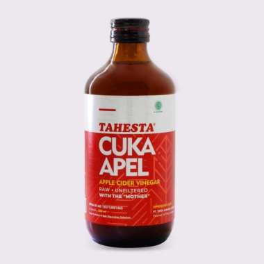Cuka Apel Tahesta 320ml - Cuka Apel Nutrigreat 300ml Organik Asli Tahesta