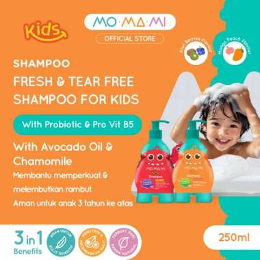 Momami Kids Shampoo 250ml - Shampo Anak Kiwi Berries