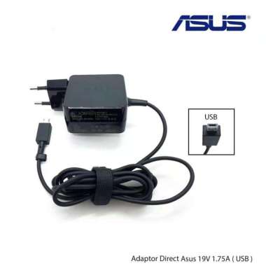 Adaptor Direct Asus 19V 1.75A USB/Charger Laptop/Charger Asus