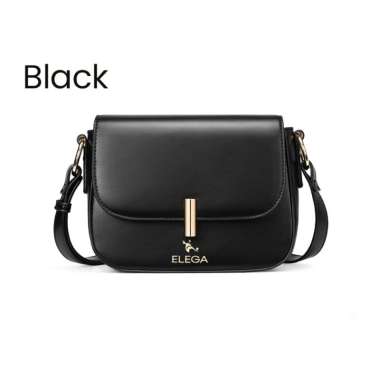 Elega Victoria Fashion Sling Bag Perempuan Tas Selempang Bahu Wanita BLACK