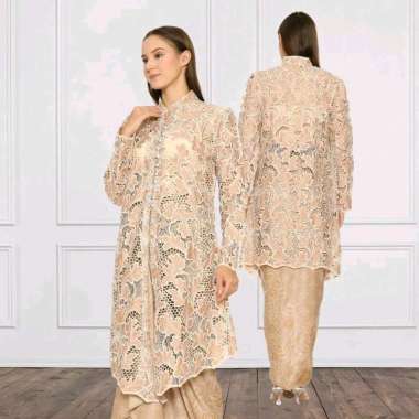 Kebaya Cream Kebaya Bordir Kebaya Wisuda Kebaya Premium Kebaya Modern