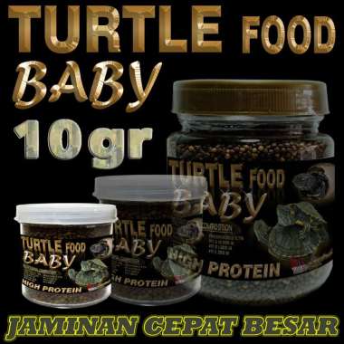 10 GR PELLET BABY BITES SMALL 1MM PAKAN BAYI ANAKAN KURA-KURA AIR BRAZIL REST CST ALIGATOR AMBON PIC