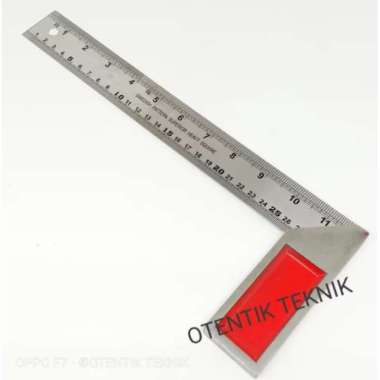 PENGGARIS SIKU 30 CM - SIKU TUKANG 12 INCH - SIKU CARPENTER STAINLESS
