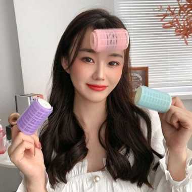 Roll Rambut Gulungan Rambut Poni Hair Rollers Curlering Pengeriting Rambut Satuan | AIO KECIL Hitam