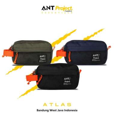 ANT PROJECT - Tas Tangan Pouch ATLAS - Doppkit Organizer - Clucth Pria