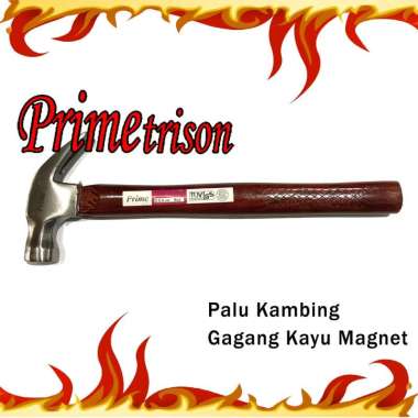 Palu Kambing Gagang Kayu PrimeTrison 16 oz.