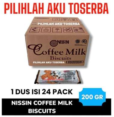 Biskuit Nissin COFFEE MILK Rasa Kopi Susu - ( HARGA 1 DUS )