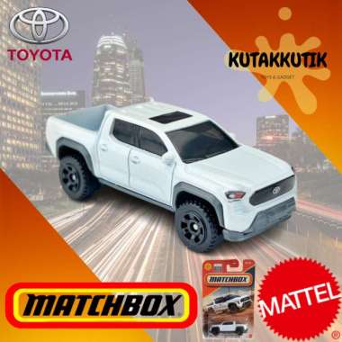 Matchbox Mobil Pickup Truck 2024 Toyota Tacoma Putih Toyota Edtion 2025