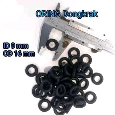 ( 2Biji ) Oring seal dongkrak 50 ton ID 9mm X OD 16mm Oring Seal Pompa Dongkrak