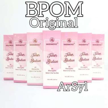 SHCOSMETICS Toner Badan BPOM ASLI Merawat & Mencerahkan Kulit 100ml