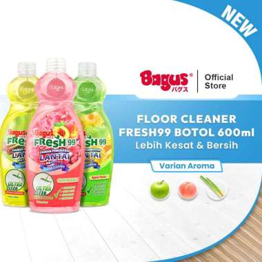 Bagus Fresh 99 Floor Cleaner Botol 600 mL - Cairan Pembersih Lantai Citronella
