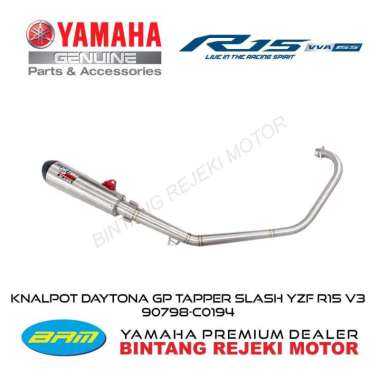KNALPOT DAYTONA GP TAPPER SLASH YZF R15 V3 90798-C0194