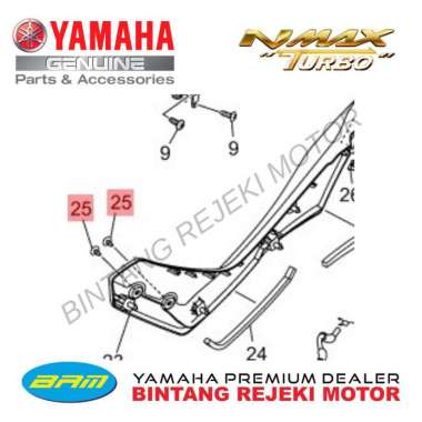 SCREW, ROUND TAPPING, BAUT DELTABOX YAMAHA NMAX TURBO, DLL 90160-05812