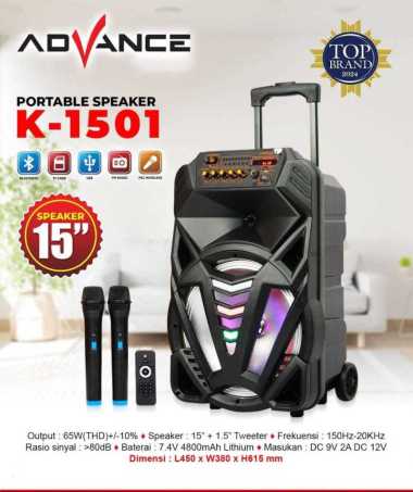 Advance Speaker Meeting Portable K1501N 15" Bluetooth PT 1501