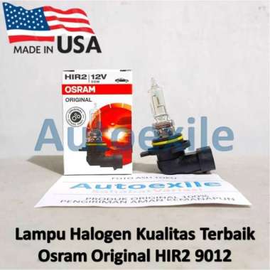 Osram Original Spare Part Sylvania HIR2 9012 55W Made USA Lampu Mobil