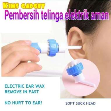 penyedot kotoran telinga elektrik aman anak dewasa-wax vac-hisap vakum