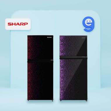 SHARP Kulkas 2 Pintu 187 Liter SJ-236MG / SJ236MG / SJ 236MG / SJ236
