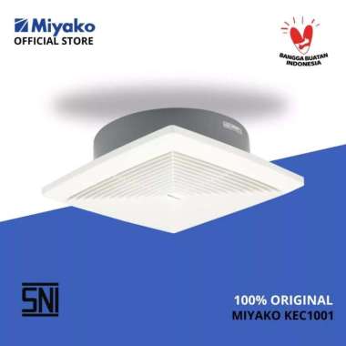 Kipas Plafon Exhaust Fan Ceiling Miyako KEC1001 Kipas Angin Hisap Sedot Plafon - 10 inch 35 Watt