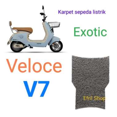 Karpet sepeda listrik Exotic Veloce V7 Cokelat
