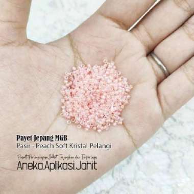 50 GRAM PAYET JEPANG MGB BAMBU PASIR 431 PEACH SOFT KRISTAL 431-BAMBU