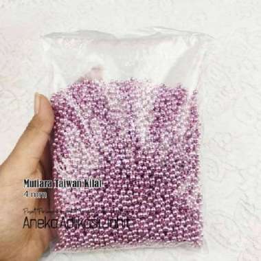 MUTIARA TAIWAN KILAT 4 MM (10 GRAM) SAGE MINT