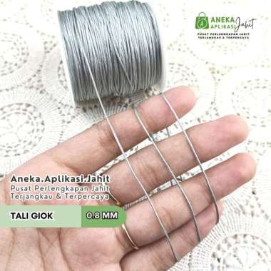 [5 METER] TALI GIOK 0.8 MM / SHAMBALA / TALI BAHAN GELANG KERAJINAN Merah