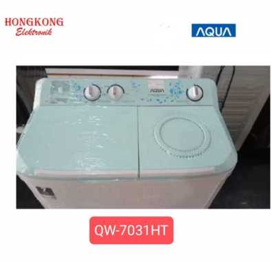 MESIN CUCI AQUA QW-7031HT 2 TABUNG 7 KG QW 7031 HT