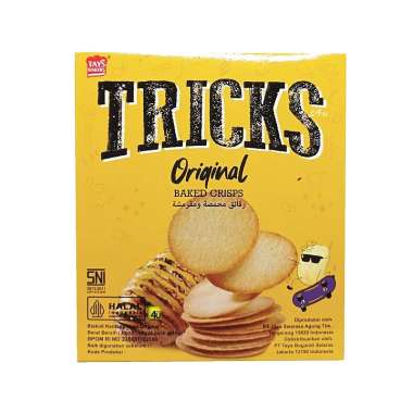 TRICKS - Baked Crisps Potato Biscuit - 1 kotak ORIGINAL