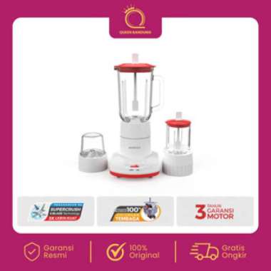 MASPION Blender MT-1213 Blender 3in1 Pelumat Buah Sayur dan Bumbu