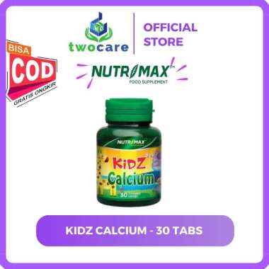 Nutrimax Kidz Calcium Tablet Kunyah untuk Calcium Kalsium Gigi Tulang Peninggi Anak
