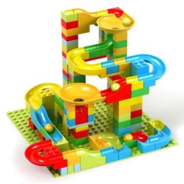 MAINAN BRICKS LEGO MARBLE RUN MAZE BLOCK - BALOK SUSUN - BUILDING BLOCK - FUNNY BLOCKS