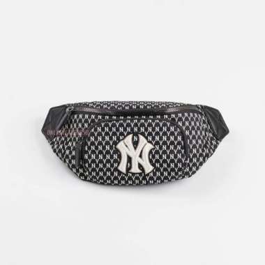 MLB MONOGRAM HIP SACK NEW YORK YANKEES BLACK WAIST BAG