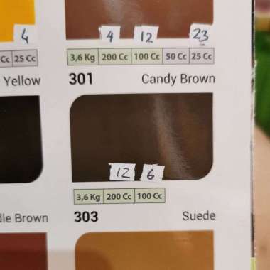 Avian 200cc Cat Kayu dan Besi Berbagai Warna Ready Bandung 200cc 303 Suede