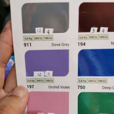 Avian 200cc Cat Kayu dan Besi Berbagai Warna Ready Bandung 200cc 197 Orchid Violet