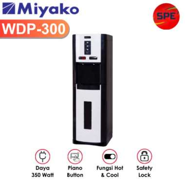 DISPENSER GALON BAWAH MIYAKO WDP-300 / WDP300 GARANSI RESMI (MEDAN)