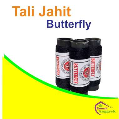 Tali / Benang Jahit Butterfly Tanaman gawar anggrek hitam kupu-kupu dendrobium cattleya hias