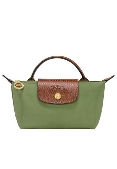 Longchamp Le Pliage Original Pouch With Handle Lichen