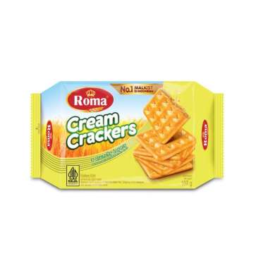 Roma malkist crackers / krim crackers / abon gurih / belgian chocolate / coklat kelapa / keju manis 