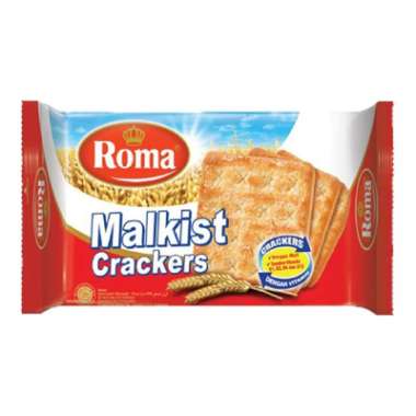 Roma malkist crackers / krim crackers / abon gurih / belgian chocolate / coklat kelapa / keju manis 