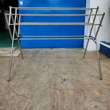 jemuran pakaian stainless / jemuran baju kuat dan kokoh / jemuran pakaian