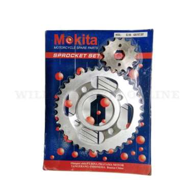 Gear Gir Belakang GL100 38 15T MOKITA