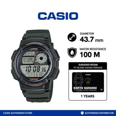 Jam tangan pria Casio AE-1000W-3AVDF Digital