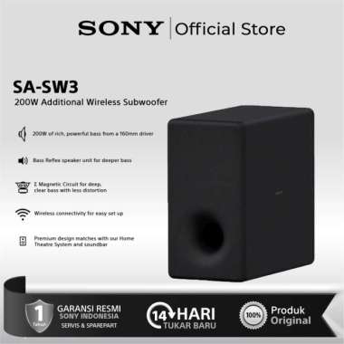Sony SA-SW3 200W Wireless Subwoofer Speaker