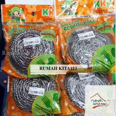 SCRUB BALL / SPONS KAWAT / KUALITAS BAGUS. KAWAT UNTUK CUCI PIRING.